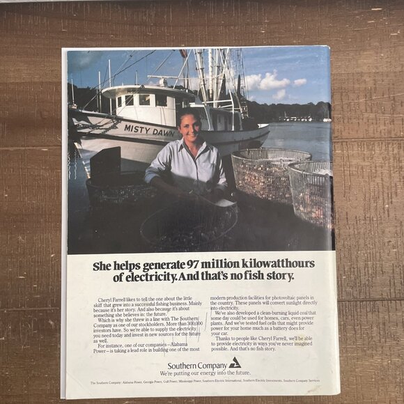 1986 ATLANTA BRAVES ILLUSTRATED MLB BASEBALL YEARBOOK Murphy Vintage Magazine !! - Picture 2 of 2